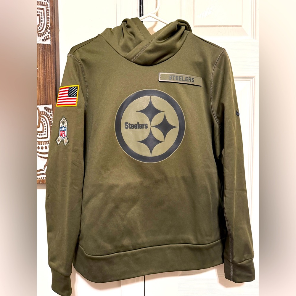 Steelers Nike Dri Fit Salute to Service hoodie (ladies)